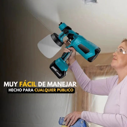 SprayMaster PRO™ - Pistola Pulverizadora Inalámbrica Profesional con 2 baterias