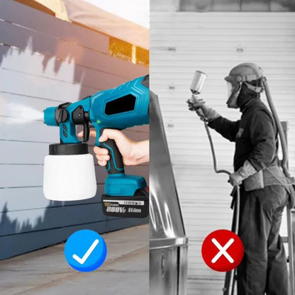 SprayMaster PRO™ - Pistola Pulverizadora Inalámbrica Profesional con 2 baterias