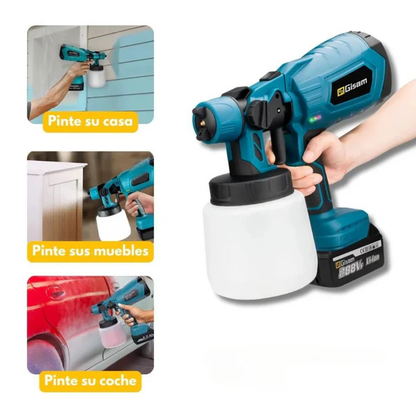 SprayMaster PRO™ - Pistola Pulverizadora Inalámbrica Profesional con 2 baterias